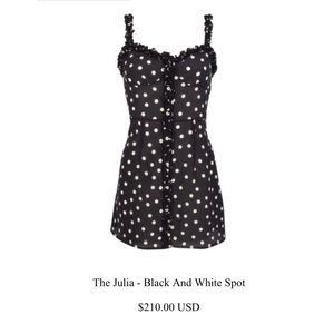 LAST CHANCE Realisation Par Julia Spot Mini Dress